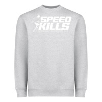 Heather Grey henry ruggs speed kills Heavyweight Sweatshirt - artisFamous