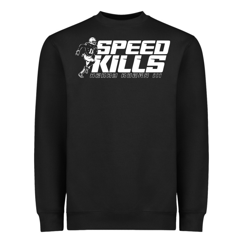 Henry Ruggs Speed Kills Heavyweight Sweatshirt by artisFamous | Teevron