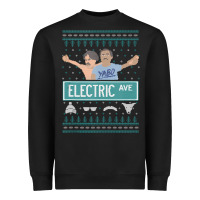 Black pardon my take electric avenue ugly christmas sweater Heavyweight Sweatshirt - artisFamous