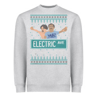 Heather Grey pardon my take electric avenue ugly christmas sweater Heavyweight Sweatshirt - artisFamous