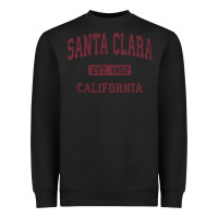 Black santa clara cali ca vintage athletic sports design Heavyweight Sweatshirt - artisFamous
