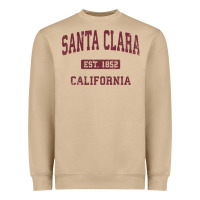 Mushroom santa clara cali ca vintage athletic sports design Heavyweight Sweatshirt - artisFamous