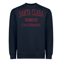 Navy santa clara cali ca vintage athletic sports design Heavyweight Sweatshirt - artisFamous