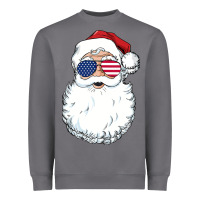 Storm santa claus  u.s.a sunglasses christmas in july santa Heavyweight Sweatshirt - artisFamous