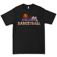 Black Wild about Basketball Premium Tee - HowdyJamesFarm