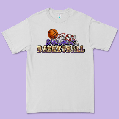 Wild About Basketball Premium Tee Designed By Howdyjamesfarm