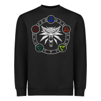 Black camiseta witcher Heavyweight Sweatshirt - artisFamous