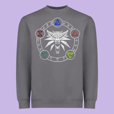 Camiseta Witcher Heavyweight Sweatshirt Designed By Artisfamous