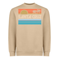 Mushroom santa c.r.u.z cali sunset 70s 80s surfer summer sun Heavyweight Sweatshirt - artisFamous