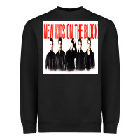 Black NEWS KIDS ON THE BLOCK Heavyweight Sweatshirt - artisFamous