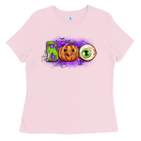 Bubblegum Pink boo Ladies Tee - CowGirlArtShop