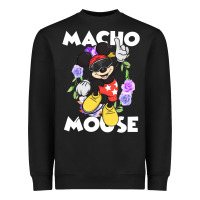 Black macho mouse Heavyweight Sweatshirt - artisFamous