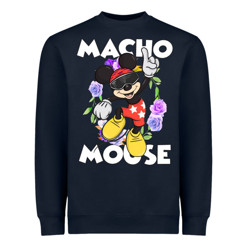 Macho Mouse Heavyweight Sweatshirt by artisFamous | Teevron