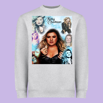Kelly Clarkson Heavyweight Sweatshirt Designed By Artisfamous