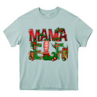 Arona Christmas Mama Elf Heavy Core Tee - NancyCooperArtShop