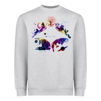 Heather Grey Best Owl City Heavyweight Sweatshirt - artisFamous