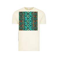 Vintage Arctic Aztec Turquoise Pattern Vintage Tee - CowCowDesign