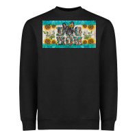 Black dog mom french  bulldog license plate template Heavyweight Sweatshirt - BarkalooDesign