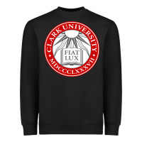 Black clark university Heavyweight Sweatshirt - artisFamous