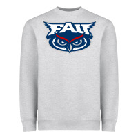 Heather Grey florida atlantic owls Heavyweight Sweatshirt - artisFamous