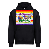 Black what a beautiful day to respect other people's pronouns  tumbler Urban Hoodie - JahusDesignShop