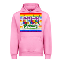 Fuchsia Pink what a beautiful day to respect other people's pronouns  tumbler Urban Hoodie - JahusDesignShop