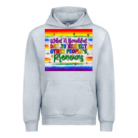 Heather Grey what a beautiful day to respect other people's pronouns  tumbler Urban Hoodie - JahusDesignShop