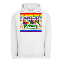 Pigment Lunar Rock what a beautiful day to respect other people's pronouns  tumbler Urban Hoodie - JahusDesignShop