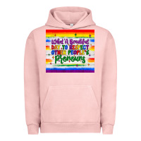 Pigment Salmon what a beautiful day to respect other people's pronouns  tumbler Urban Hoodie - JahusDesignShop