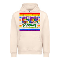Sandshell what a beautiful day to respect other people's pronouns  tumbler Urban Hoodie - JahusDesignShop
