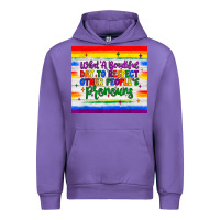 Tulip what a beautiful day to respect other people's pronouns  tumbler Urban Hoodie - JahusDesignShop
