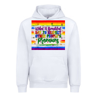White what a beautiful day to respect other people's pronouns  tumbler Urban Hoodie - JahusDesignShop