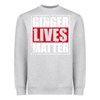 Heather Grey ginger lives matter Heavyweight Sweatshirt - artisFamous