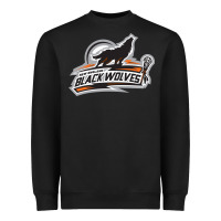 Black new england black wolves Heavyweight Sweatshirt - artisFamous