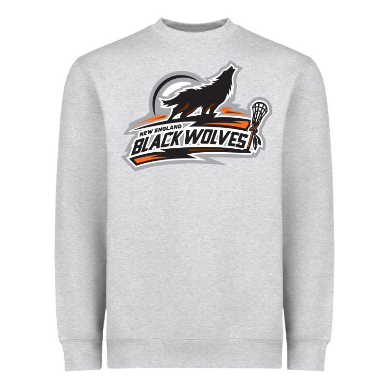 New England Black Wolves Heavyweight Sweatshirt by artisFamous | Teevron