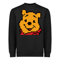 Black pooh Heavyweight Sweatshirt - artisFamous