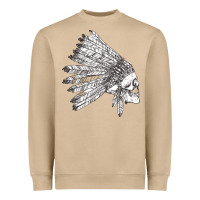 Mushroom american indian Heavyweight Sweatshirt - artisFamous