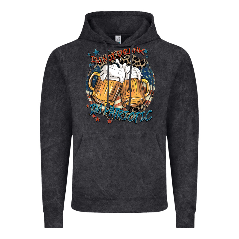 I'm Not Drunk I'm Patriotic Vintage Hoodie by FaDigitalArtStudio | Teevron