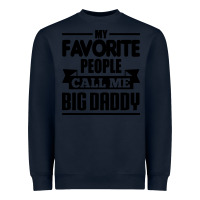 Navy big daddy Heavyweight Sweatshirt - artisFamous
