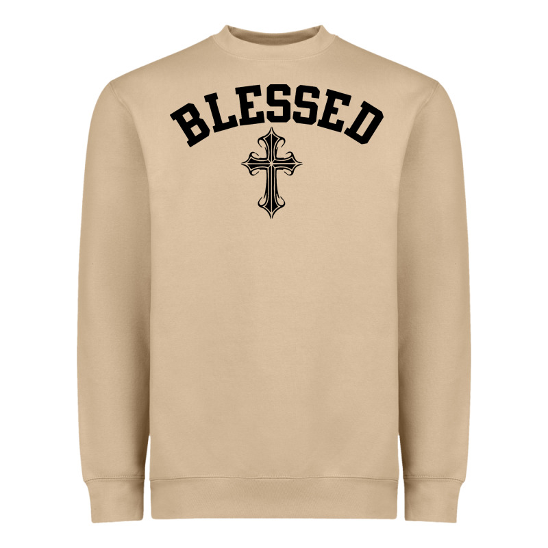 Blessed Christian Christianity Heavyweight Sweatshirt by artisFamous | Teevron