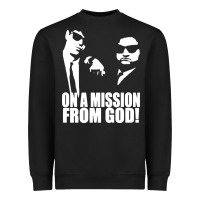 Black blues brothers belushi Heavyweight Sweatshirt - artisFamous