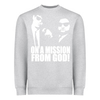 Heather Grey blues brothers belushi Heavyweight Sweatshirt - artisFamous