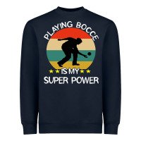 Navy bocce super power boules sports Heavyweight Sweatshirt - artisFamous