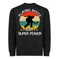 Black bocce super power boules sports Heavyweight Sweatshirt - artisFamous