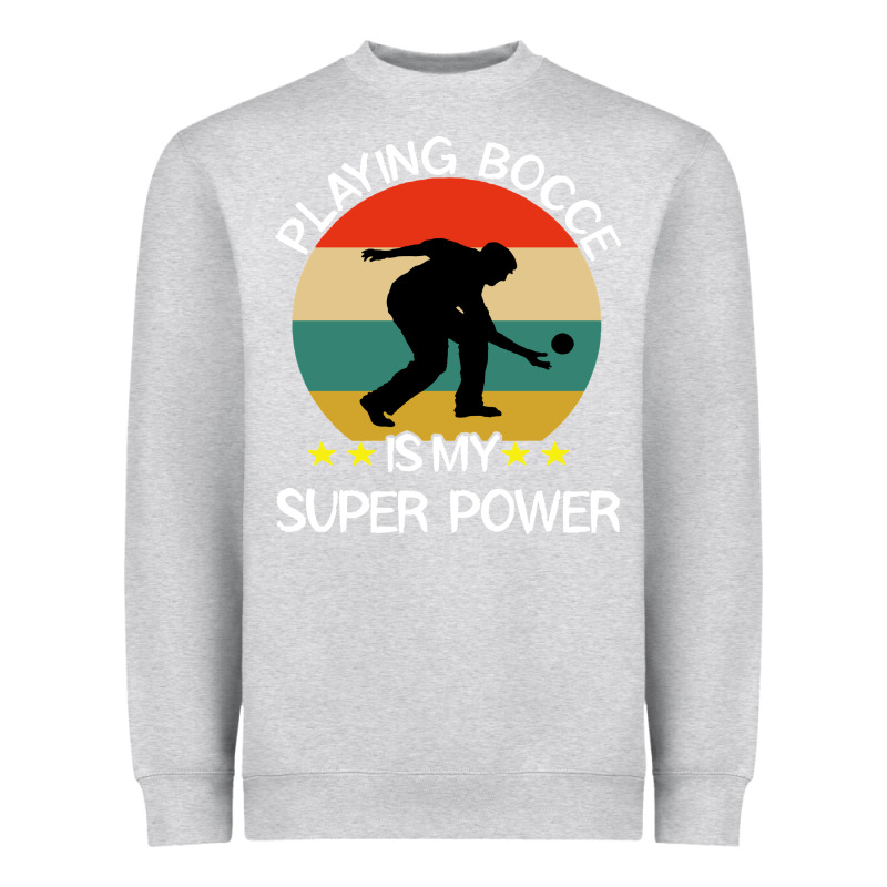 Bocce Super Power Boules Sports Heavyweight Sweatshirt by artisFamous | Teevron