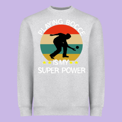 Bocce Super Power Boules Sports Heavyweight Sweatshirt Designed By Artisfamous