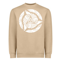 Mushroom celtic trinity knot crow spiritual mandala Heavyweight Sweatshirt - artisFamous
