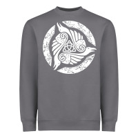 Storm celtic trinity knot crow spiritual mandala Heavyweight Sweatshirt - artisFamous