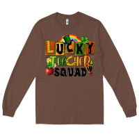Chestnut lucky teacher squad Long Sleeve Tee - FaDigitalArtStudio