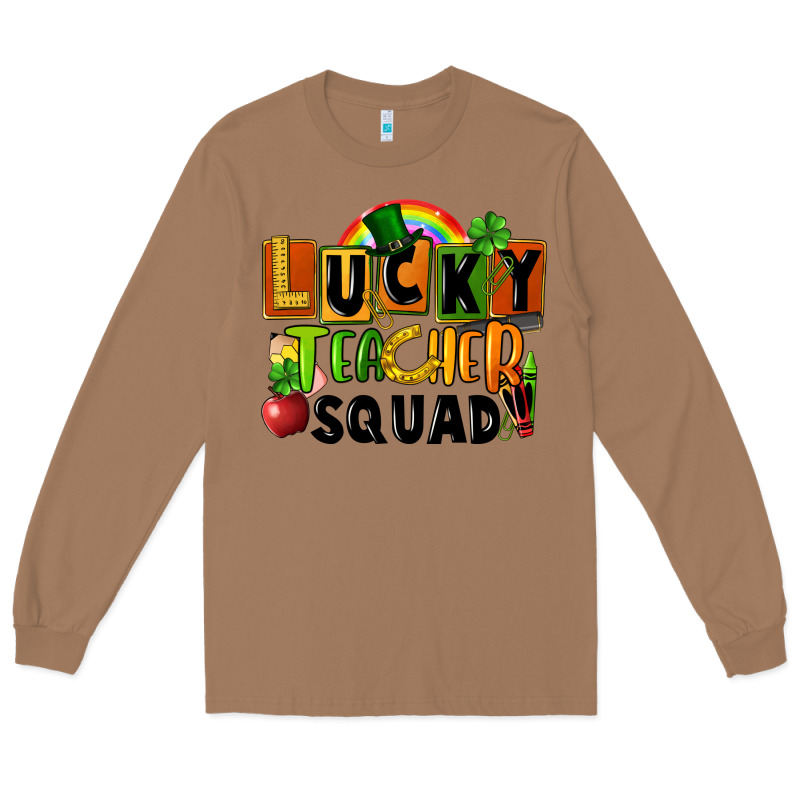 Lucky Teacher Squad Long Sleeve Tee by FaDigitalArtStudio | Teevron